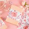 Flower Gift Wrapping Paper Roll – 17” x 33 ft, Elegant Luxury Floral with Gold Accents for Birthday, Wedding, Bridal Shower, Baby Shower & Mother’s Day (Pink/Grey Floral)